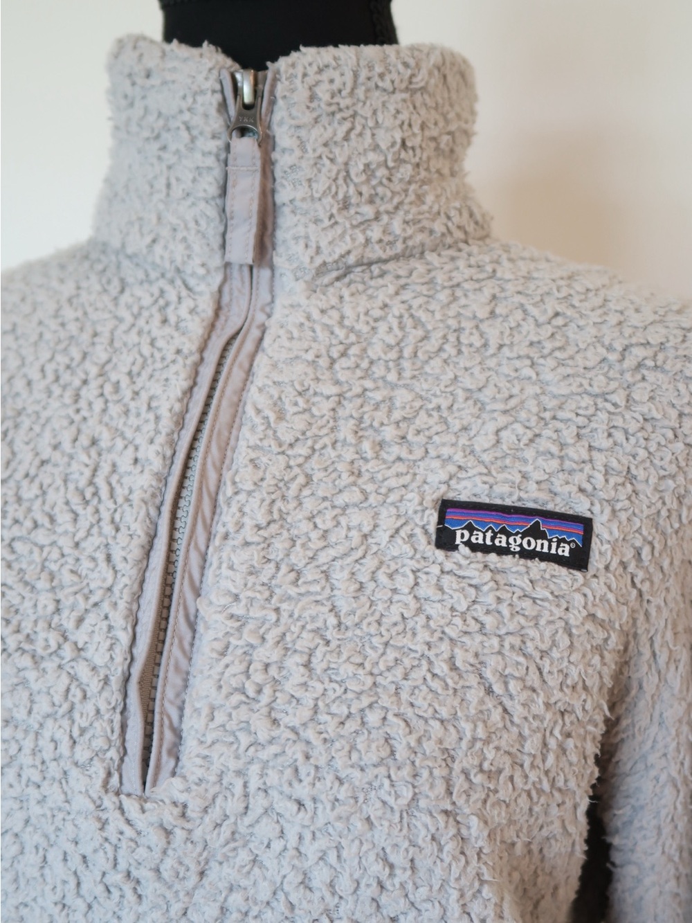 Patagonia Light Cream Sherpa Quarter-Zip Pullover